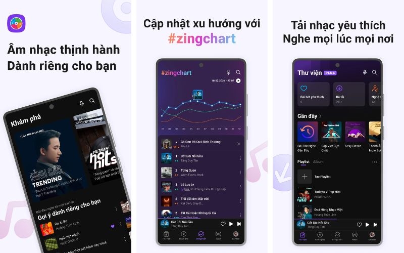 ứng dụng tải nhạc tốt nhất cho Android - Zing MP3