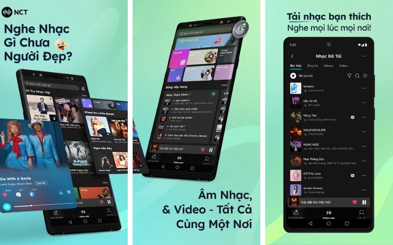 ứng dụng tải nhạc tốt nhất cho Android - NhacCuaTui (NCT)