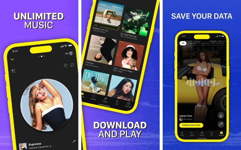 ứng dụng tải nhạc tốt nhất cho Android - TREBEL Music