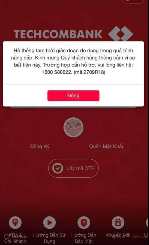 Ứng dụng Techcombank bị lỗi: Nguyên nhân và giải pháp khắc phục