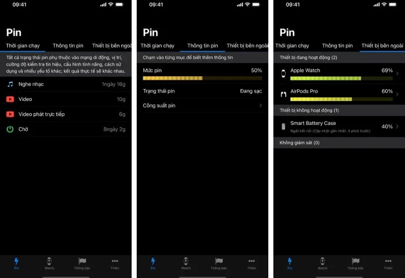 ứng dụng tiết kiệm pin cho iphone - Battery Life