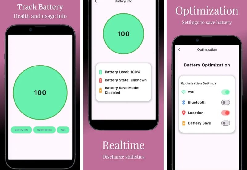 ứng dụng tiết kiệm pin cho iphone - AccuBattery - Battery Info