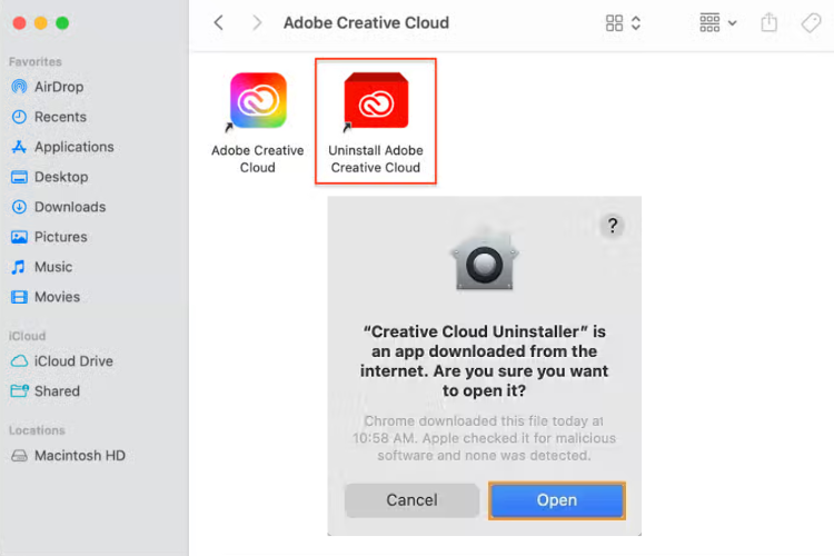 uninstall adobe creative cloud 4