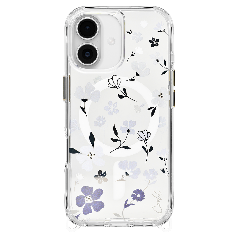 Ốp Lưng Magsafe Iphone 17 Nhựa Tpu Coehl Amara Soft Lilac Uniq Hoa Văn