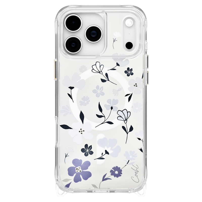 Ốp Lưng Magsafe Iphone 17 Pro Nhựa Tpu Coehl Amara Soft Lilac Uniq Hoa Văn