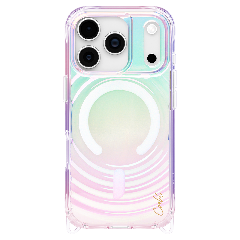 Ốp Lưng Magsafe Iphone 17 Pro Max Nhựa Tpu Coehl Vela Iridescent Uniq Sắc Cầu Vồng
