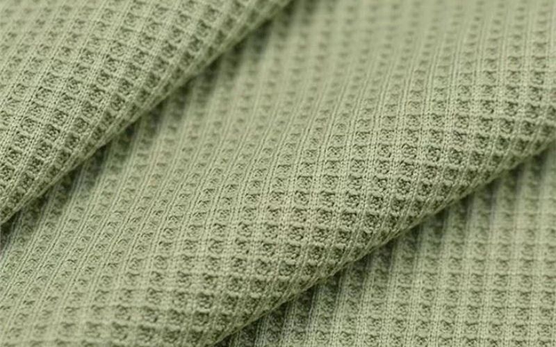 Vải Waffle Cotton/Poly Blend