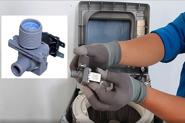Tìm hiểu về van cấp nước đơn máy giặt Toshiba, một số lỗi thường gặp và cách khắc phục