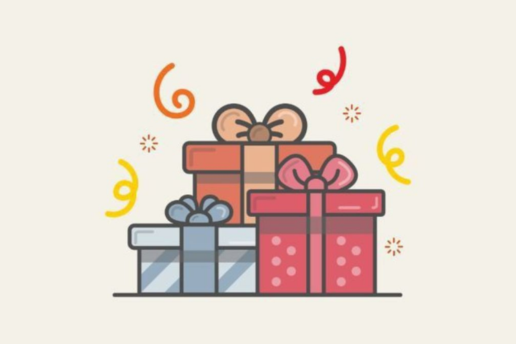 vẽ hộp quà noel 8