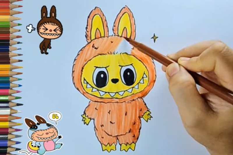 vẽ labubu 2