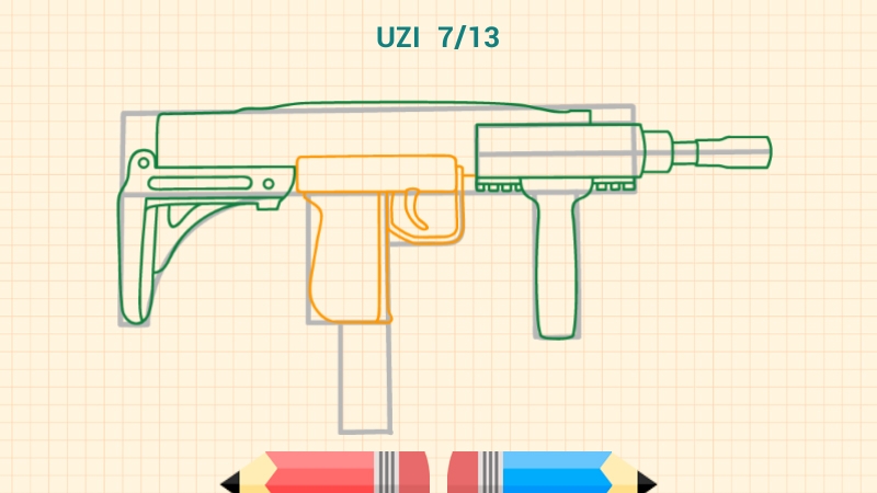 Cách vẽ súng ảnh 4