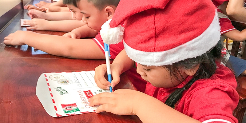 huong dan cach viet thu cho ong gia noel