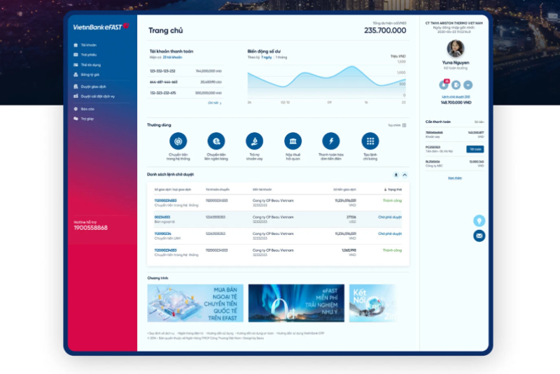 VietinBank eFAST cho doanh nghiệp (hình 5)