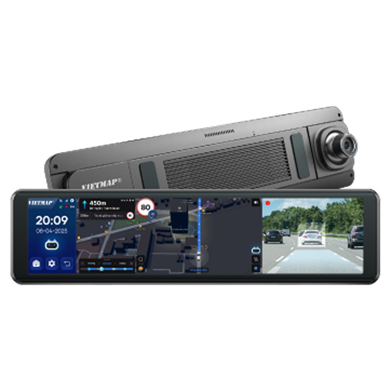 camera hành trình gương điện tử vietmap 4g v740