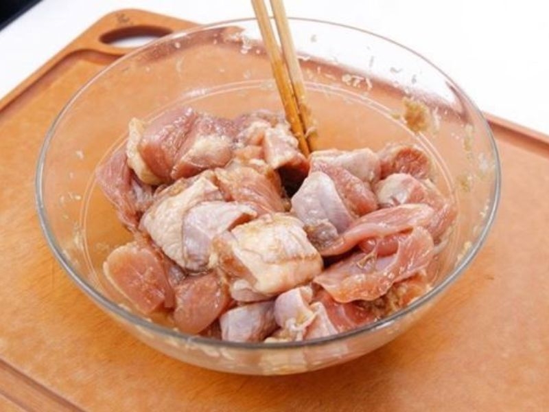 Ướp vịt nướng chao