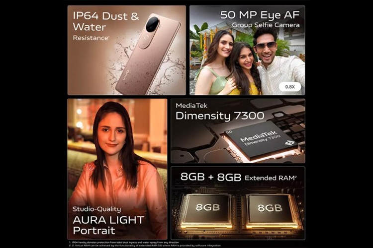 vivo V40e ra mắt với thiết kế tinh tế và vi xử lý Dimensity 7300 - hình 3