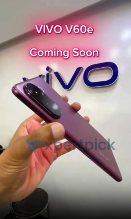 vivo V60e lộ diện với camera chính 200MP vượt trội