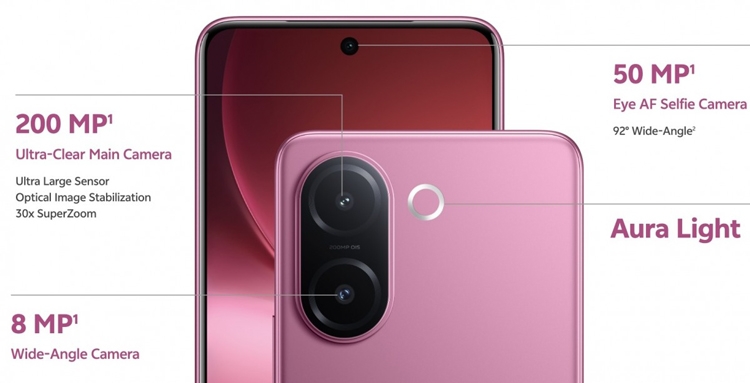vivo V60e ra mắt tại Ấn Độ với camera 200MP và pin 6.500mAh