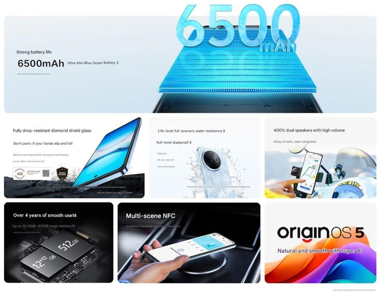 Vivo Y300i ra mắt: Màn hình 120Hz, pin 6500mAh, hiệu năng mạnh mẽ trong tầm giá