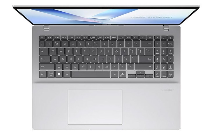 Laptop Asus Vivobook 16 X1607CA-MB990W trang bị bàn phím với bố cục hợp lý