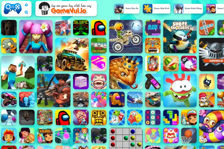 web chơi Minecraft miễn phí Gamevui