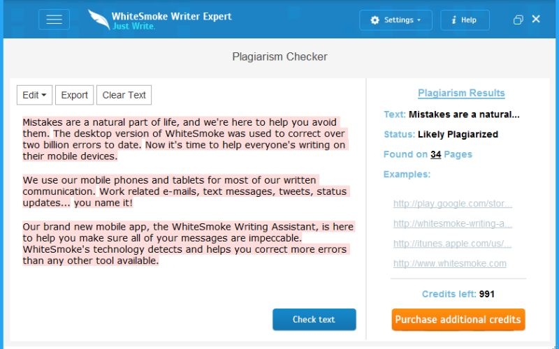 Web sắp xếp từ tiếng Anh - Whitesmoke.com