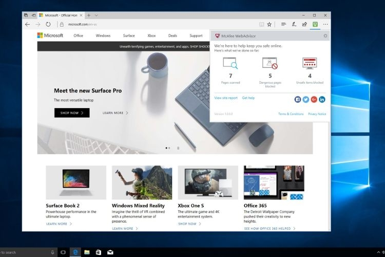 McAfee WebAdvisor là gì 2