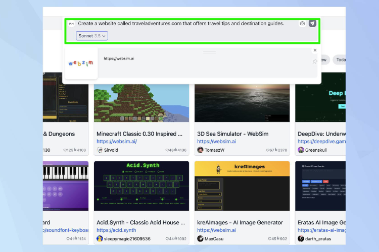 websim ai 5