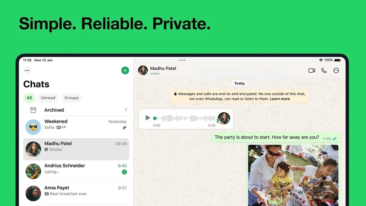 WhatsApp chính thức có mặt trên iPad sau nhiều năm chờ đợi