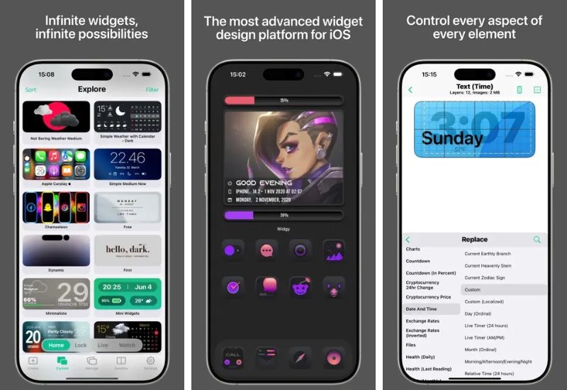 Widget hay nhất cho iphone - Widgy