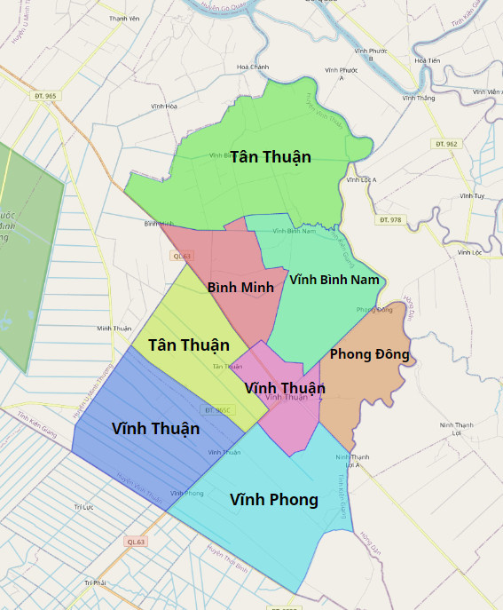 Xã Vĩnh Bình mới của An Giang
