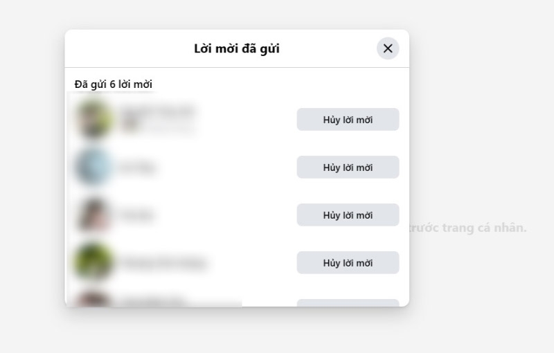 xem tài khoản từ chối lời mời kết bạn trên Facebook - hình 1