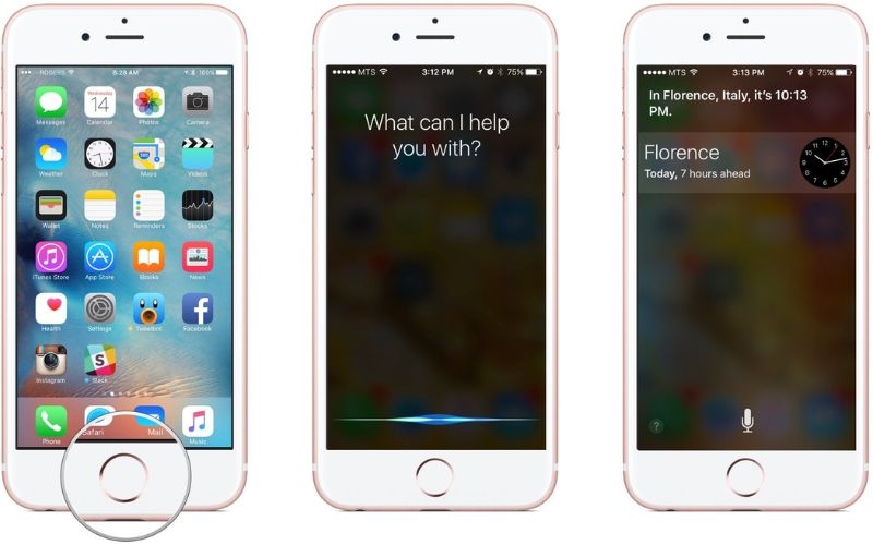 Cách xem thời gian toàn cầu bằng iPhone: Hỏi Siri