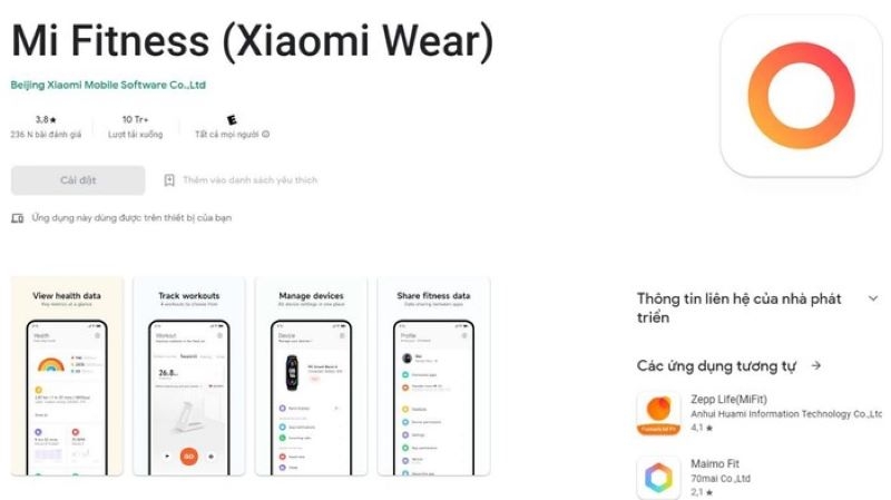 Cách kết nối, sử dụng Xiaomi Mi Watch (ảnh 1))