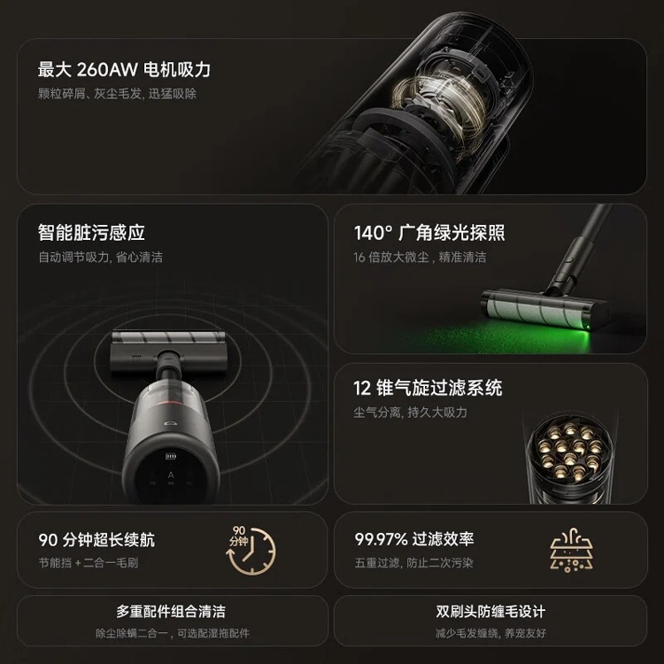 Xiaomi Mijia Vacuum 3 Base Station Edition ra mắt: Tự động dọn rác, hỗ trợ HyperOS