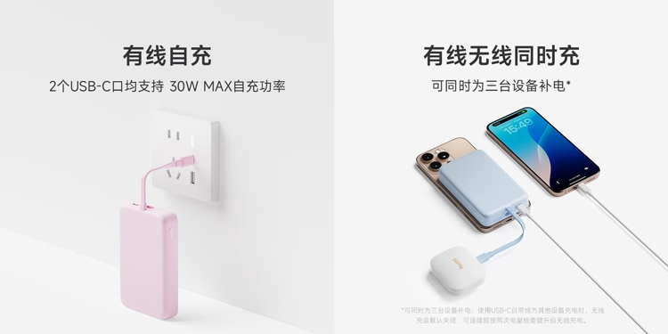 Xiaomi ra mắt sạc dự phòng 10.000mAh từ tính với sạc 33W, sạc không dây 7.5W và cáp tích hợp - hình 2