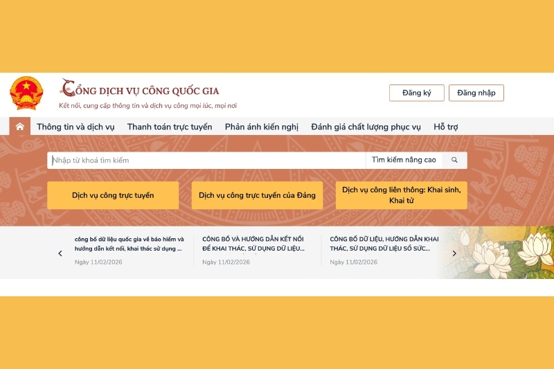 Xin cấp lại giấy đăng ký kết hôn online 2