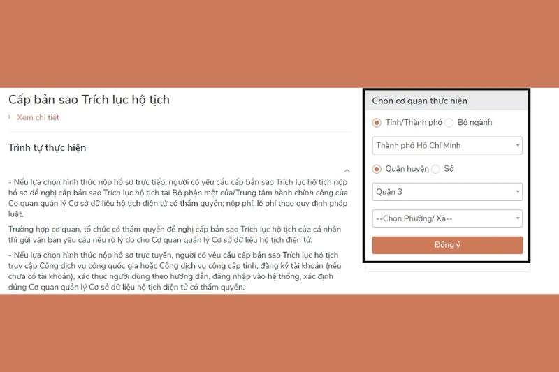 Xin cấp lại giấy đăng ký kết hôn online 4