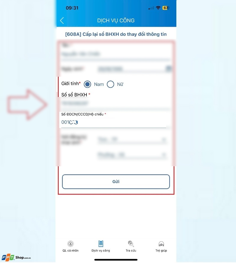 xin cấp lại sổ bảo hiểm xã hội online 6