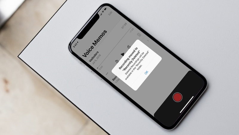 xóa bản ghi âm trên iPhone hình 1