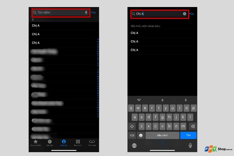 Xoá danh bạ trùng lặp trên iPhone bằng thủ công 2