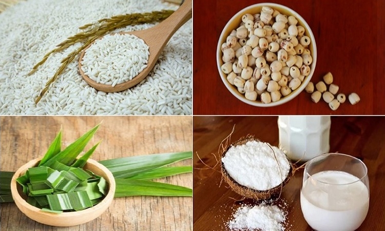 Xôi lá dứa hạt sen (Hình 1)