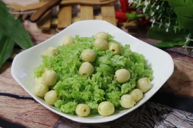 Xôi lá dứa hạt sen (Hình 4)