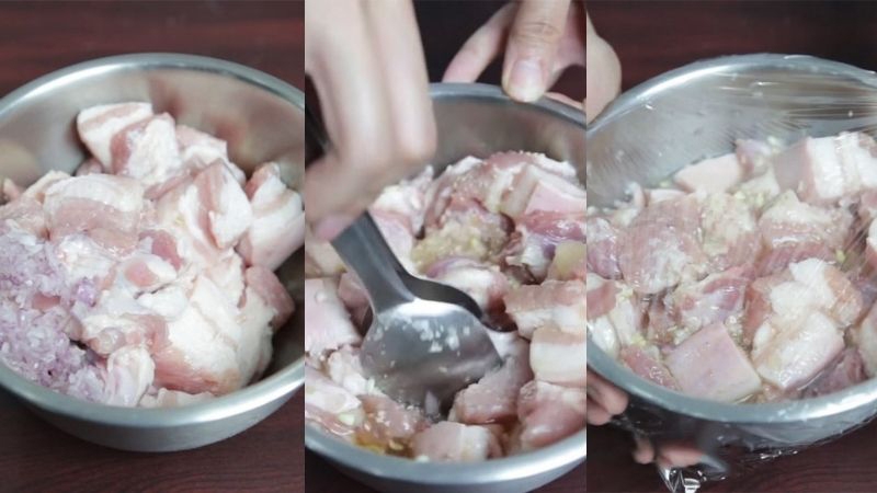 xôi thịt kho ảnh 4